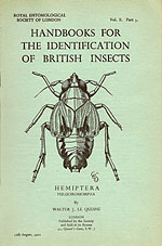 LE QUESNE, W.J. (1960): Hemiptera: Fulgoromorpha. Handbooks for the Identification of British Insects, 2(3)