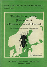 OSSIANNILSSON, F. (1978): The Auchenorrhyncha (Homoptera) of Fennoscandia and Denmark. Part 1. Introduction, infraorder Fulgoromorpha